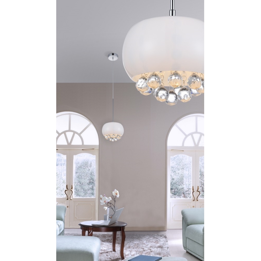 Azzardo AZ0701 - Lestenec na vrvici QUINCE 5xG9/40W/230V