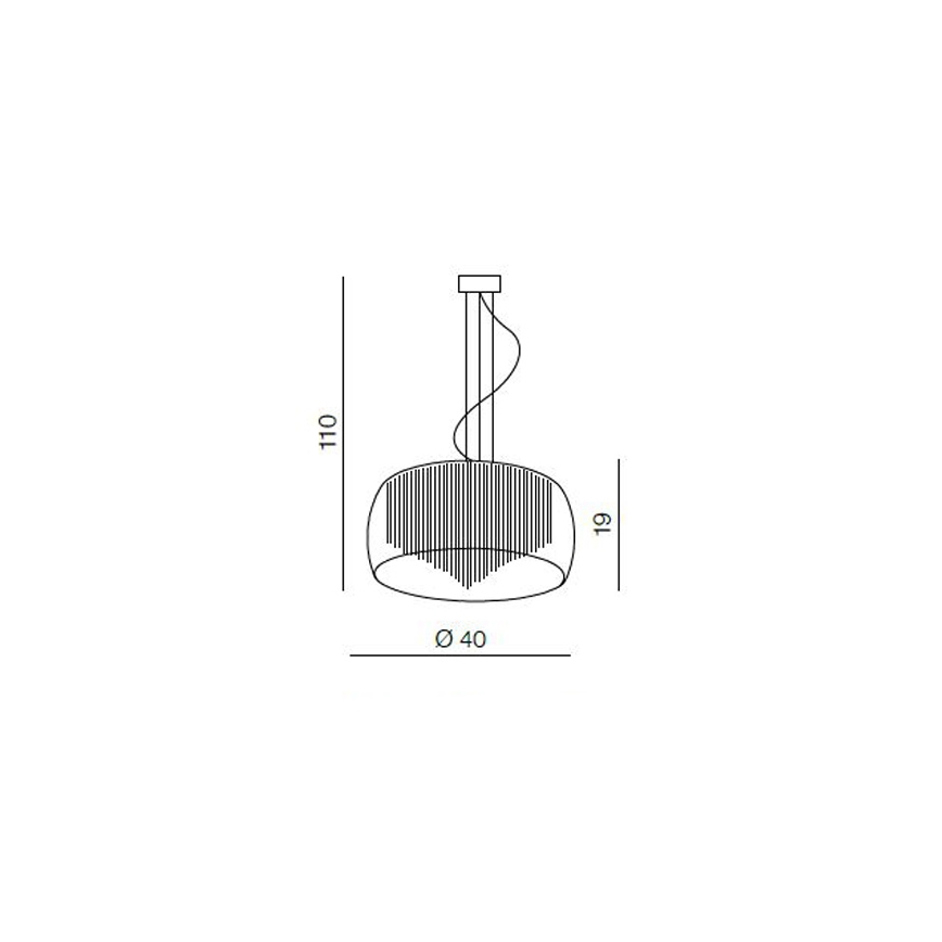 Azzardo AZ0999 - Stropna svetilka REGO 5xG9/40W/230V