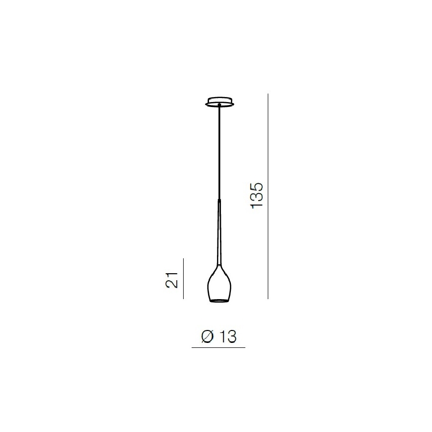 Azzardo AZ1220 - Lestenec na vrvici IZZA 1xE14/40W/230V