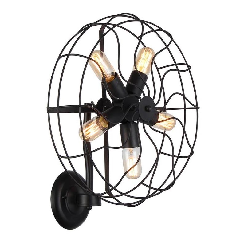 Azzardo AZ1349 - Stenska svetilka FAN 5xE27/60W/230V