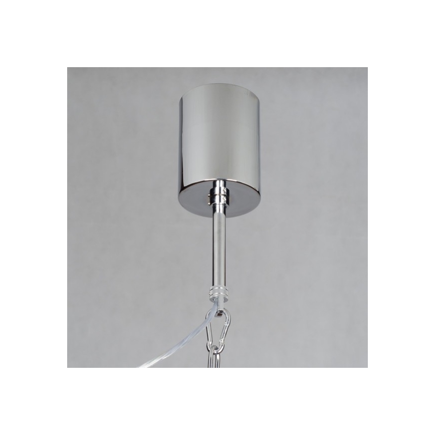 Azzardo AZ1417 - Lestenec na verigi DIABLO 12xE14/11W/230V črna