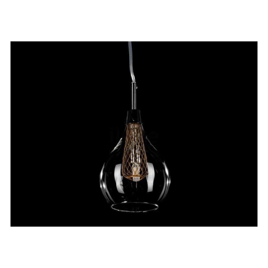 Azzardo AZ1687 - Lestenec na vrvici ELEKTRA 1xG9/40W/230V