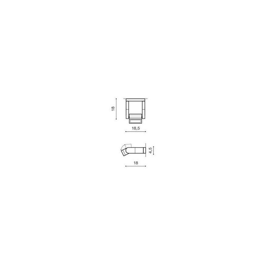 Azzardo AZ2132 - LED Zunanja stenska svetilka FRAME LED/8W/230V IP54