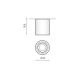 Azzardo AZ2690 - Kopalniška stropna svetilka BRANT 1xGU10/50W/230V IP44