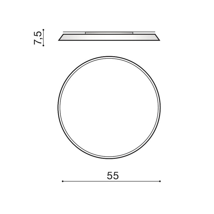 Azzardo AZ2739 - LED stropna svetilka CORTONA LED/50W/230V 4000K