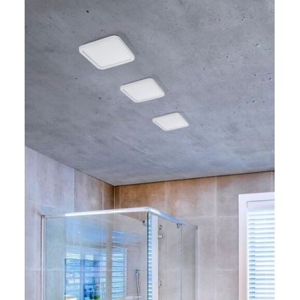 Azzardo AZ2837 - LED Kopalniška vgradna svetilka SLIM 1xLED/12W/230V IP44 CRI 90