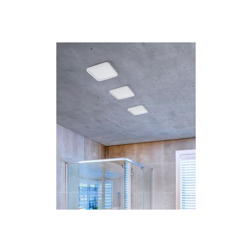 Azzardo AZ2837 - LED Kopalniška vgradna svetilka SLIM 1xLED/12W/230V IP44 CRI 90