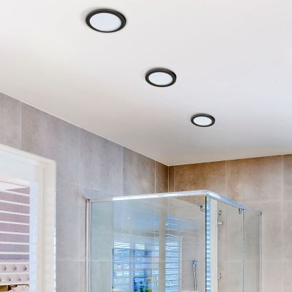 Azzardo AZ2840 - LED Kopalniška vgradna svetilka SLIM 1xLED/12W/230V IP44 CRI 90