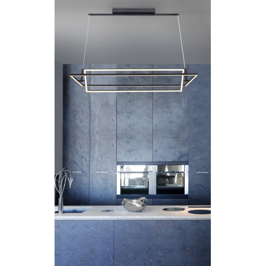 Azzardo AZ2911 - LED Zatemnitveni lestenec na vrvici VIENA 1xLED/70W/230V