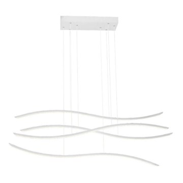 Azzardo AZ2913 - LED zatemljiv lestenec na jekleni vrvici WAVES LED/70W/230V