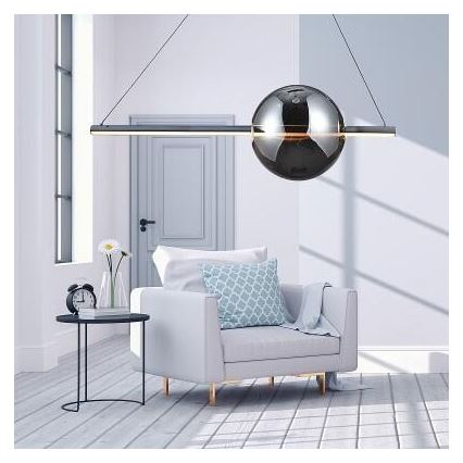 Azzardo AZ3351 - LED Zatemnitveni lestenec na vrvici SANDRA LED/36W/230V
