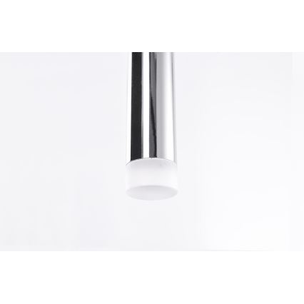 Azzardo AZ3418 - LED Lestenec na vrvici LOUISE LED/3W/230V sijajni krom