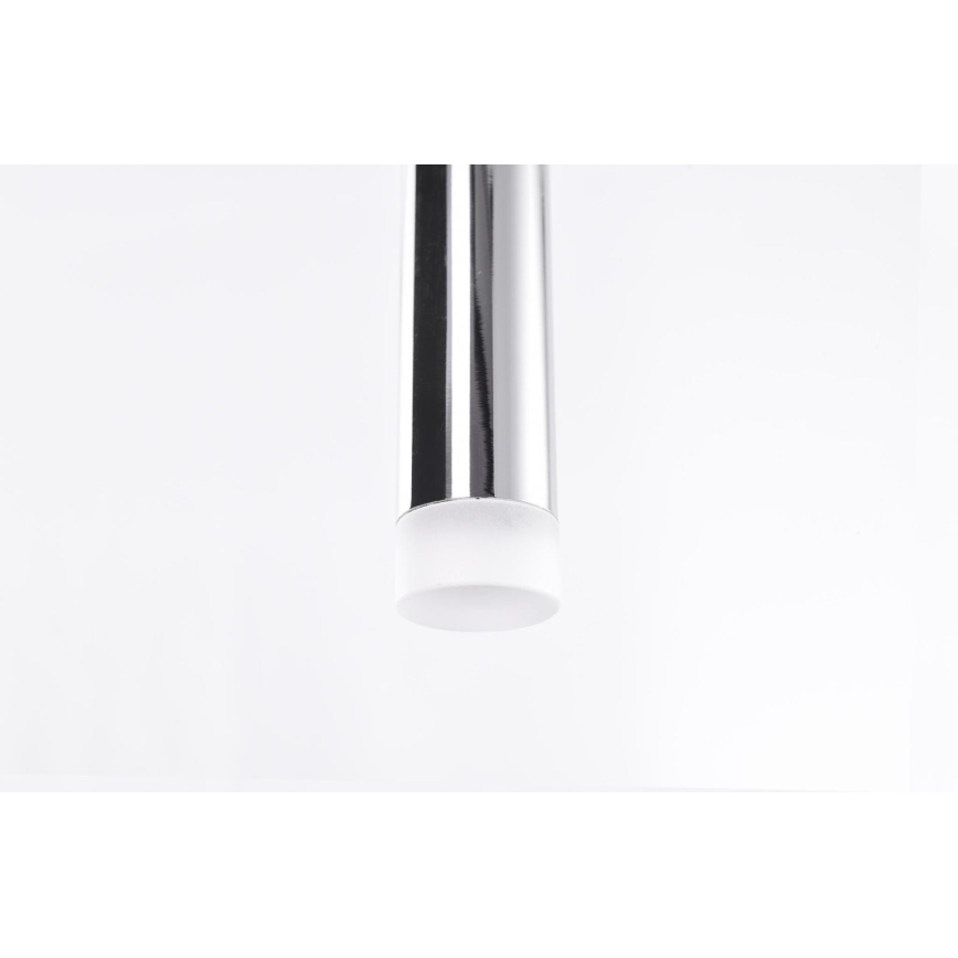 Azzardo AZ3418 - LED Lestenec na vrvici LOUISE LED/3W/230V sijajni krom