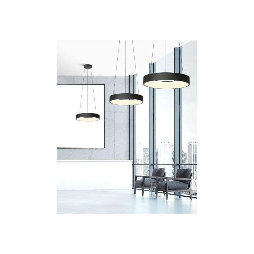 Azzardo AZ3449 - LED Zatemnitveni lestenec na vrvici SOVANA LED/80W/230V + daljinski upravljalnik