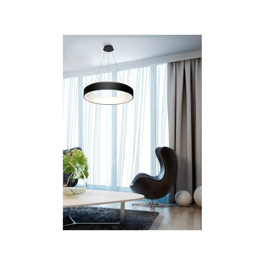 Azzardo AZ3449 - LED Zatemnitveni lestenec na vrvici SOVANA LED/80W/230V + daljinski upravljalnik