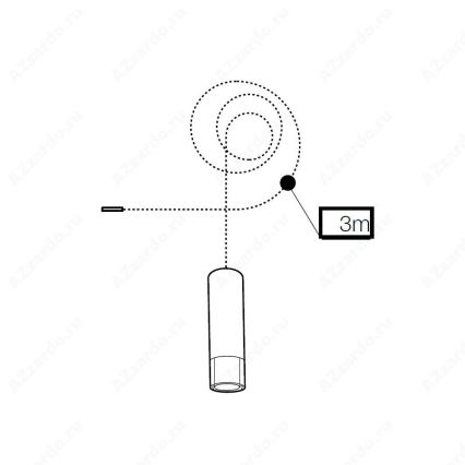 Azzardo AZ3457 - Vzmetenje ZIKO 1xG9/40W/230V