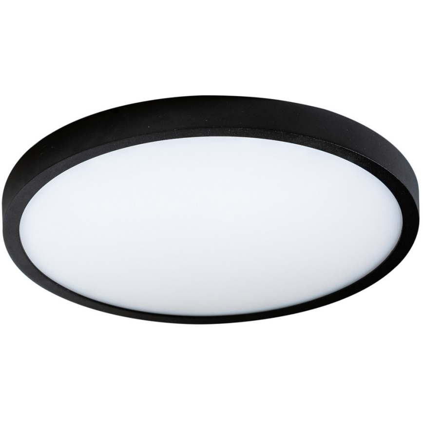 Azzardo AZ4243 - LED stropna svetilka MALTA LED/24W/230V d. 30 cm črna