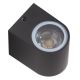 Azzardo AZ4265 - Zunanja stenska svetilka RIMINI 1xGU10/35W/230V IP54 okrogla