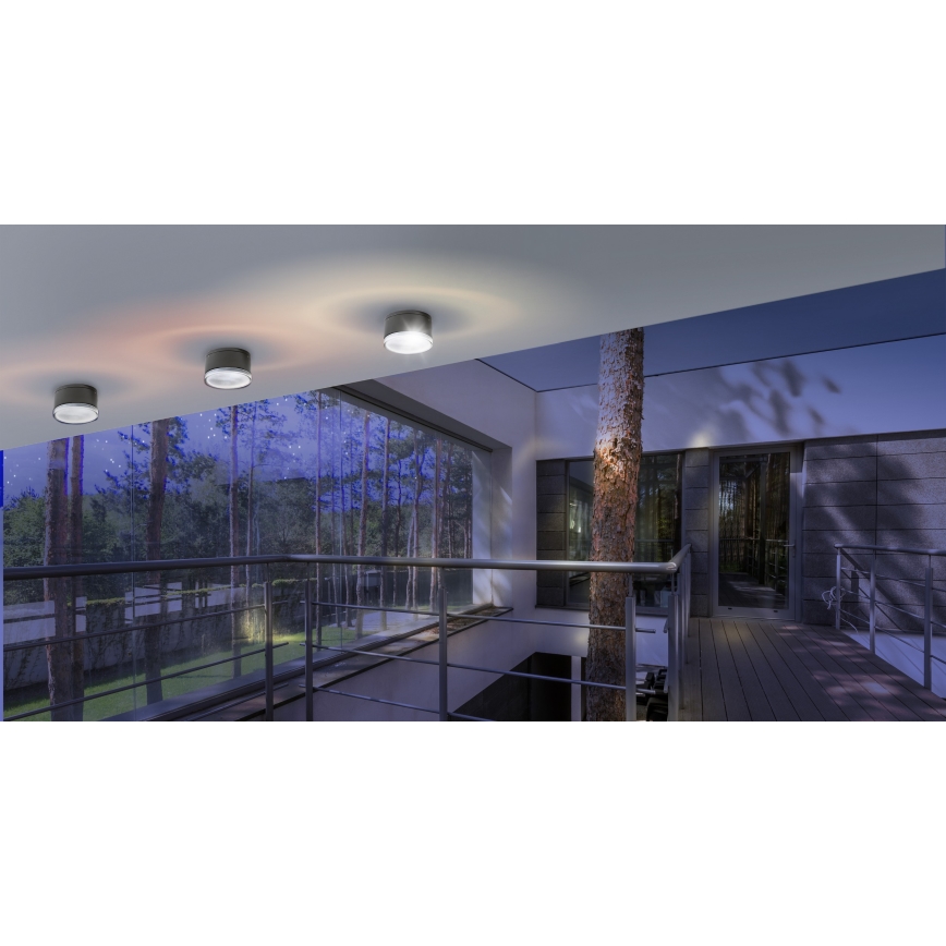Azzardo AZ4333 - LED Zunanja stropna svetilka APULIA LED/10W/230V IP54