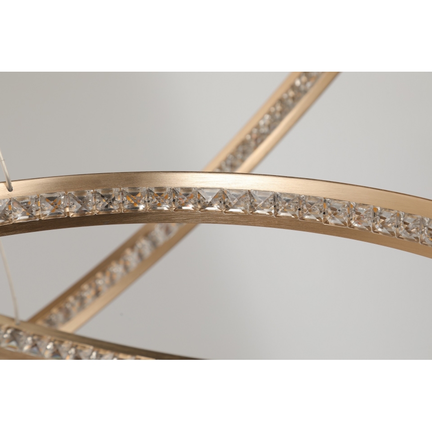 Azzardo AZ4429 - LED Lestenec na vrvici BRIGHTON LED/55W/230V gold
