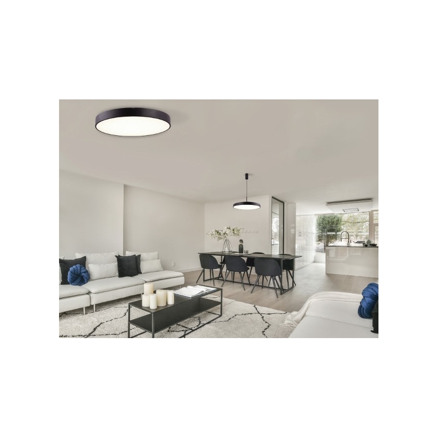 Azzardo AZ5082 - LED Zatemnitvena stropna svetilka MARCELLO LED/60W/230V črna
