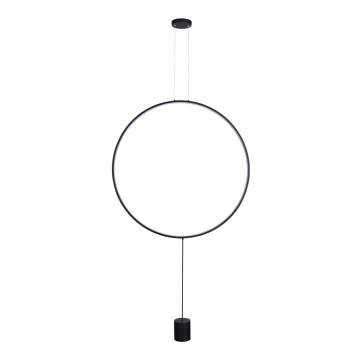 Azzardo AZ5264 - LED Zatemnitveni lestenec na vrvici CODUTTI LED/28W/230V črna