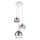 Azzardo - Nadomestno steklo za lestenec BALL - majhno pr. 18 cm
