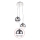 Azzardo - Nadomestno steklo za lestenec BALL - velik pr. 24 cm