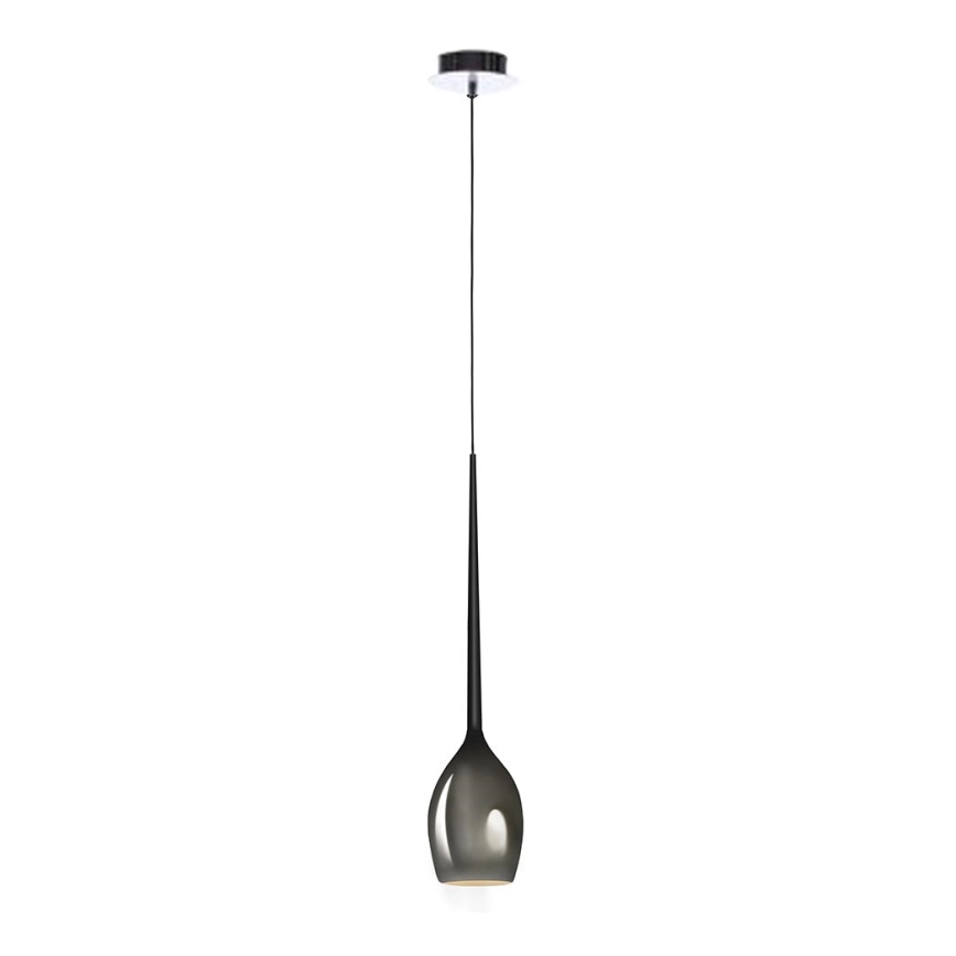 Azzardo - Nadomestno steklo za lestenec IZZA pr. 13 cm siva