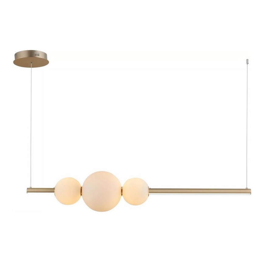 Azzardo - Nadomestno steklo za lestenec SANDRA bela - velik pr. 22 cm