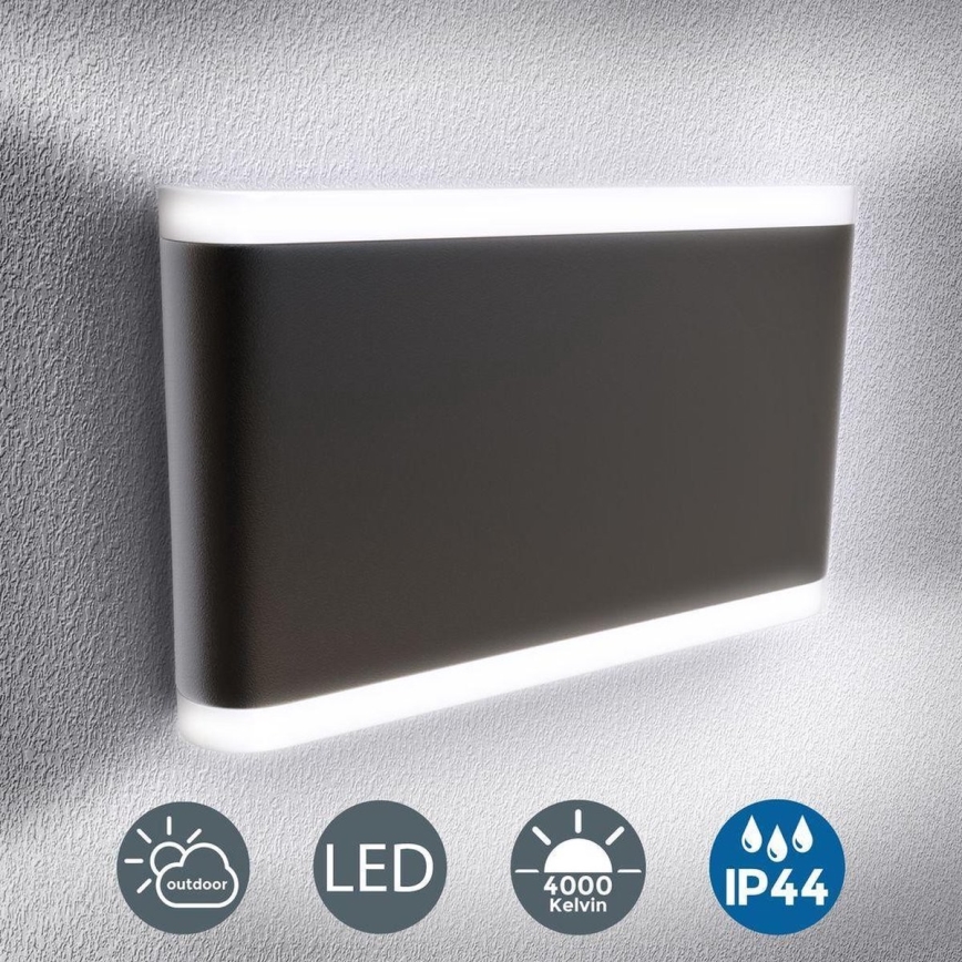 B.K. Licht 1184 - LED Zunanja stenska svetilka 2xLED/3,5W/230V IP44 4000K