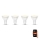 B.K. Licht 1261 - SET 4x LED Zatemnitvena žarnica GU10/5,5W/230V Wi-Fi Tuya 2700K