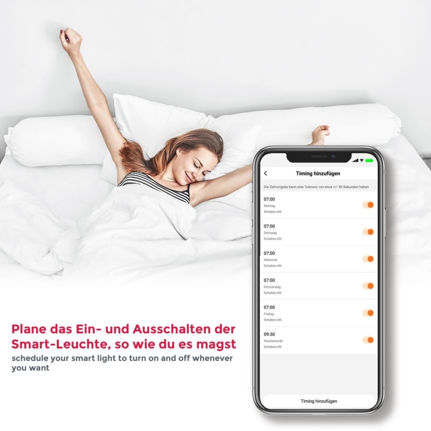 B.K. Licht 1261 - SET 4x LED Zatemnitvena žarnica GU10/5,5W/230V Wi-Fi Tuya 2700K