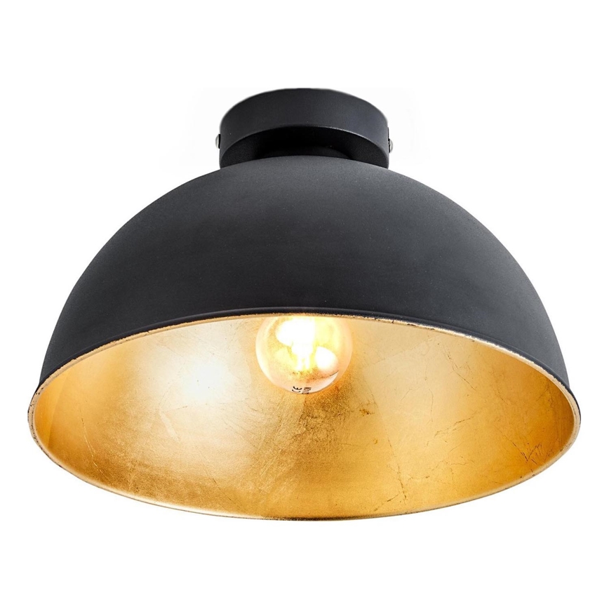 B.K. Licht 1322 - Stropna svetilka 1xE27/60W/230V črna/zlata