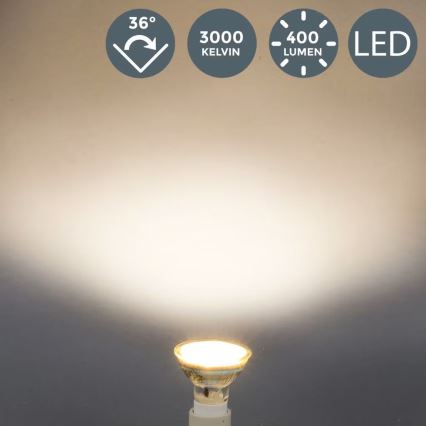 B.K.Licht - KOMPLET 10x LED žarnic GU10/5W/230V 3000K