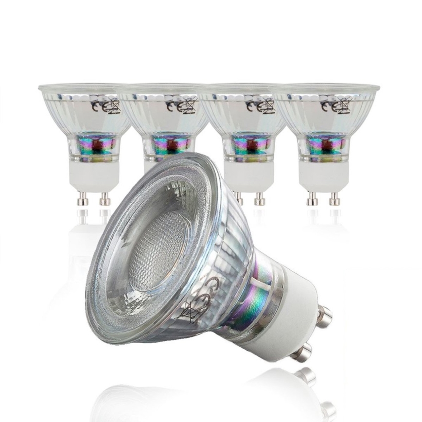 B.K.Licht - Komplet 5x LED žarnic GU10/5W/230V 3000K