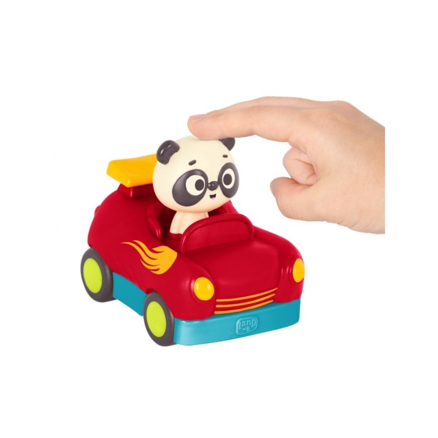 B-Toys - Avto z daljinskim upravljalnikom Panda Bingo 4xAA + 2xAAA