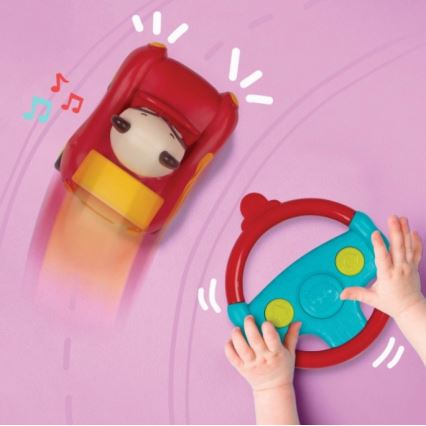 B-Toys - Avto z daljinskim upravljalnikom Panda Bingo 4xAA + 2xAAA