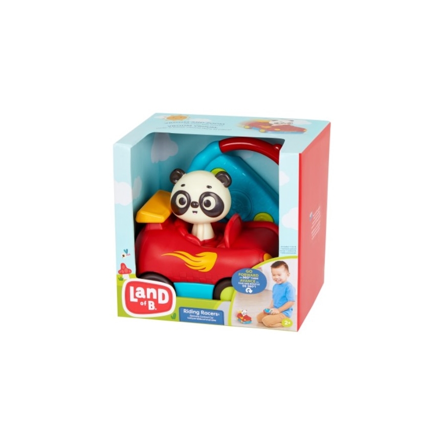 B-Toys - Avto z daljinskim upravljalnikom Panda Bingo 4xAA + 2xAAA