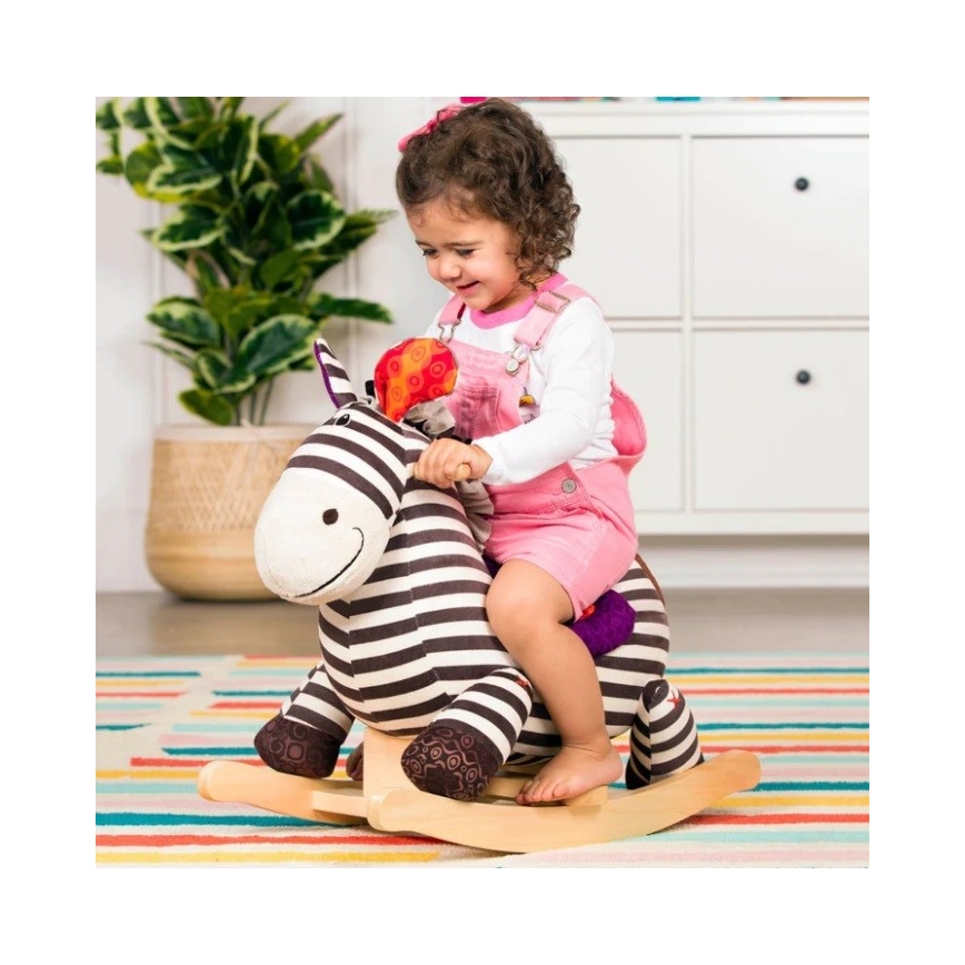 B-Toys - Gugalnica zebra KAZOO topol
