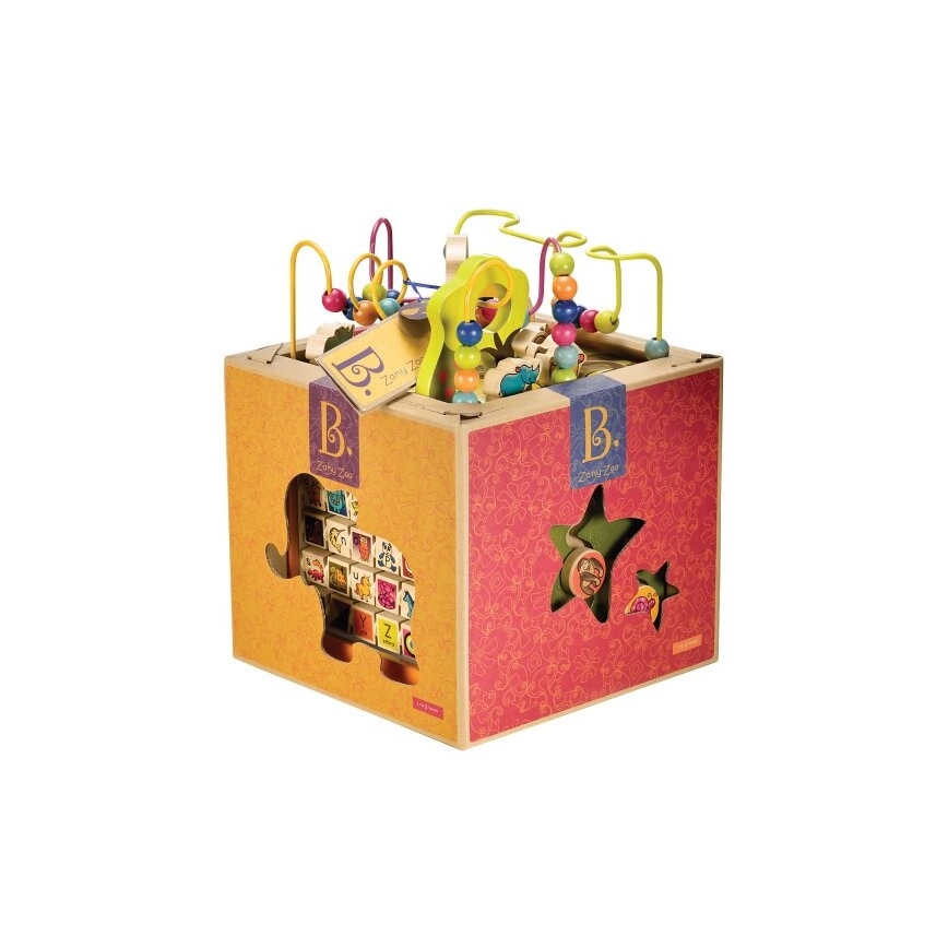 B-Toys - Interaktivna kocka Zoo guma fig