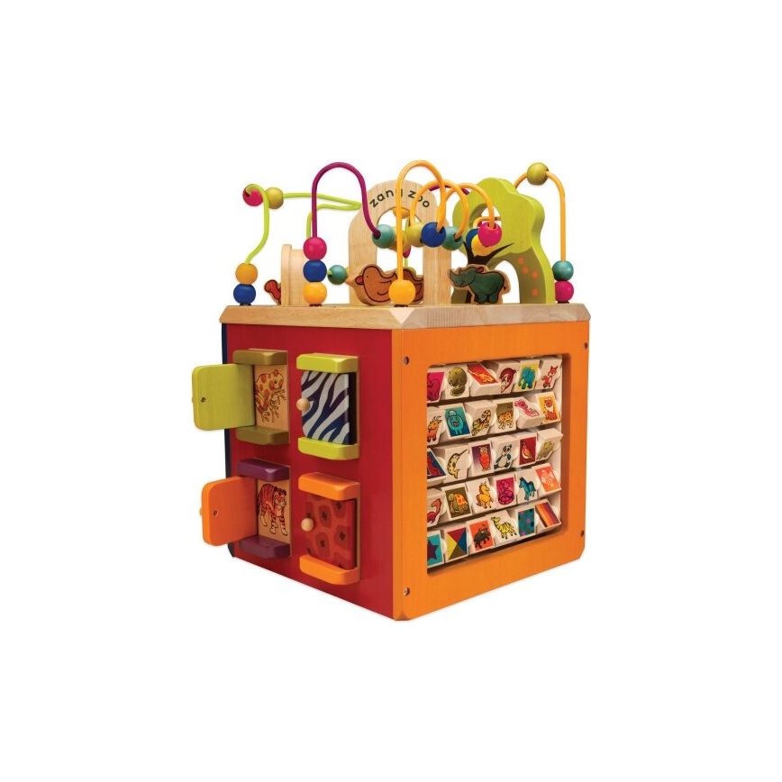 B-Toys - Interaktivna kocka Zoo guma fig