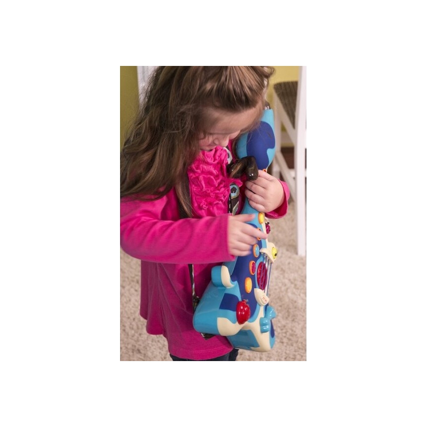B-Toys - Otroška električna kitara Dog Woofer 3xAA