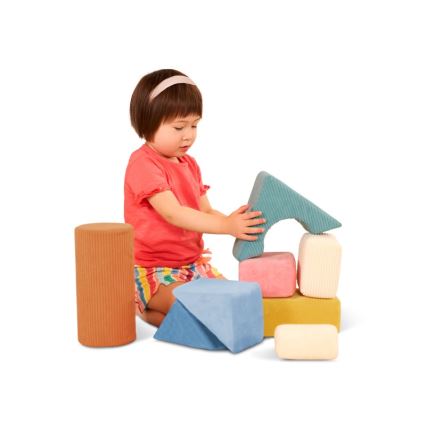 B-Toys - Otroške penaste kocke TUMBLE-Y 8 kom.