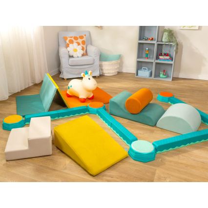 B-Toys - Otroške penaste kocke WONDERSHAPES 3 kosi