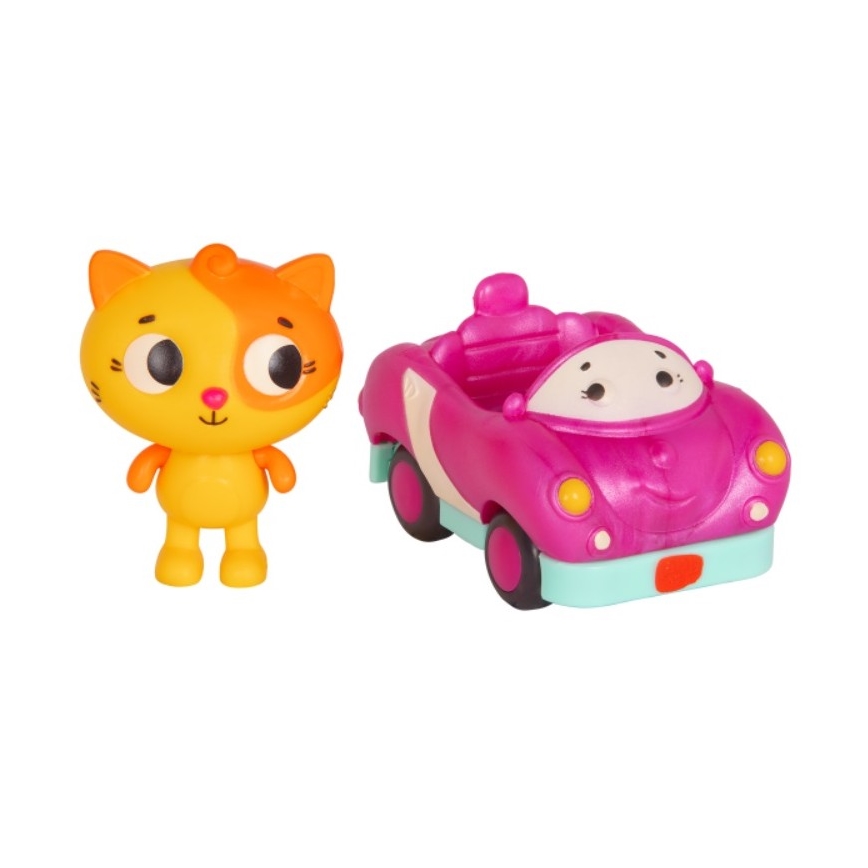 B-Toys - Svetleči avtomobilčki z melodijo 3xAG13