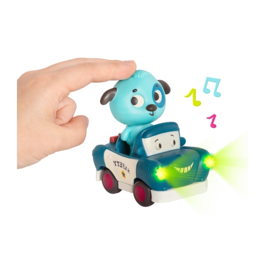 B-Toys - Svetleči avtomobilčki z melodijo 3xAG13