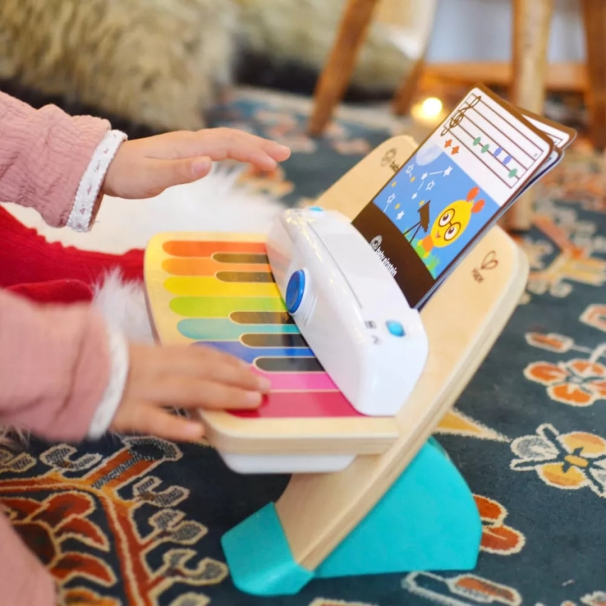 Baby Einstein - Lesena glasbena igrača MAGIC TOUCH 3xAA klavir
