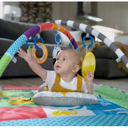 Baby Einstein - Otroška blazina za igranje 5v1 PATCH'S COLOR PLAYSPACE 3xAAA