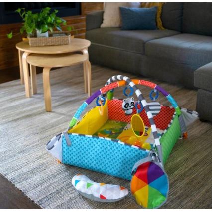 Baby Einstein - Otroška blazina za igranje 5v1 PATCH'S COLOR PLAYSPACE 3xAAA